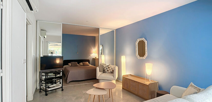 1 PIÈCE 38 M² AGREABLE STUDIO DONNANT SUR JARDINS A CÔTÉ DU CARLTON